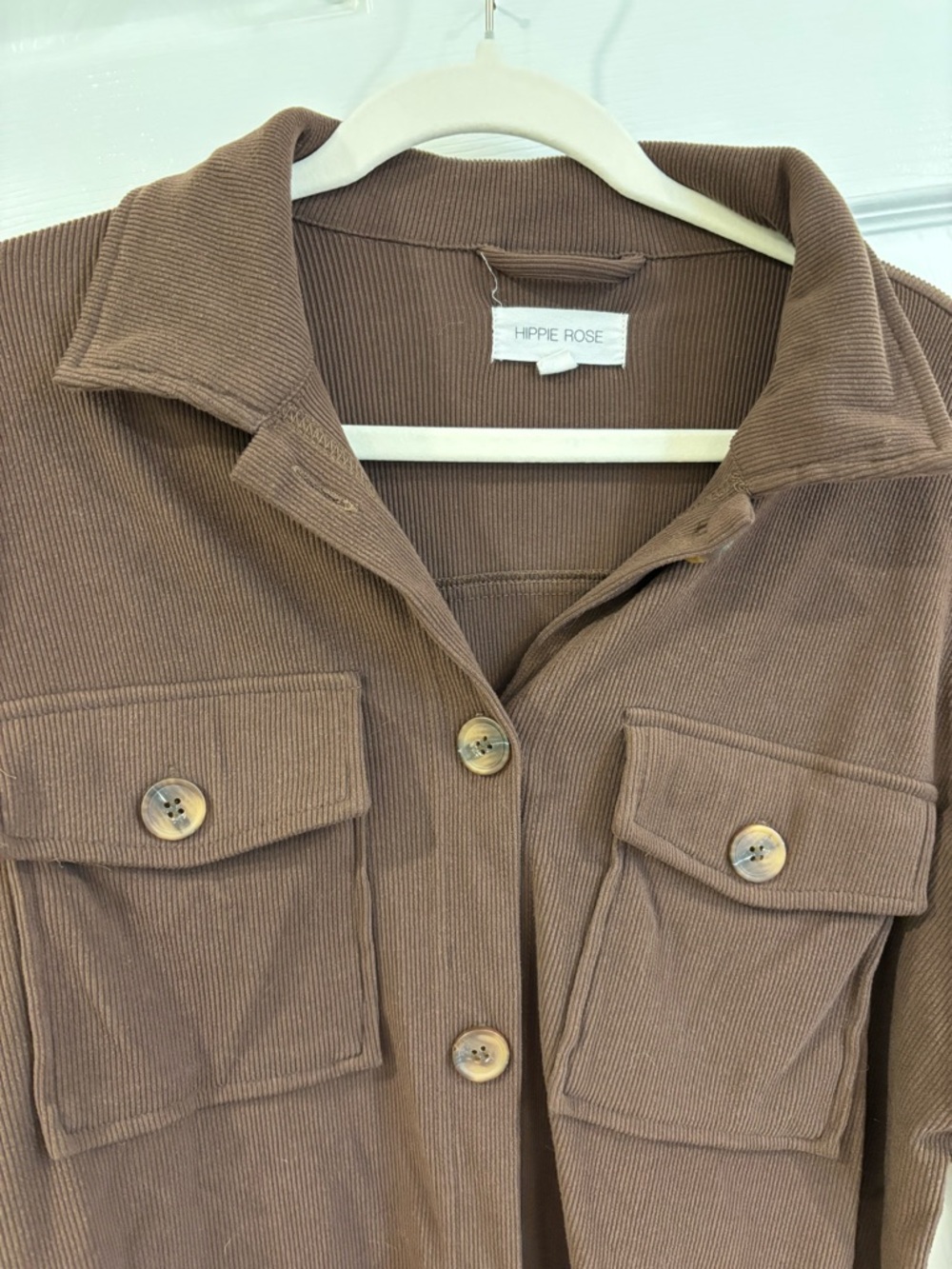 Brown Shacket - Picture 2 of 4
